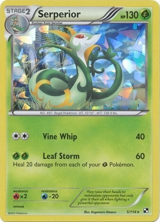 Serperior - 5/114 - Shattered Holo Rare - Theme Deck Exclusive available at 401 Games Canada