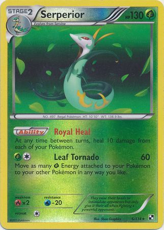 Serperior - 6/114 - Holo Rare - Reverse Holo available at 401 Games Canada