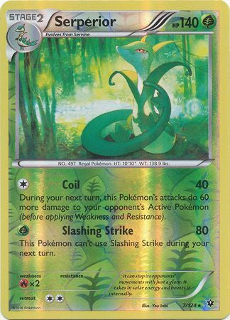 Serperior - 7/124 - Rare - Reverse Holo available at 401 Games Canada