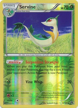 Servine - 6/124 - Uncommon - Reverse Holo available at 401 Games Canada