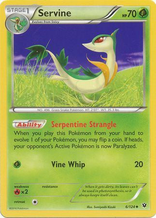 Servine - 6/124 - Uncommon available at 401 Games Canada