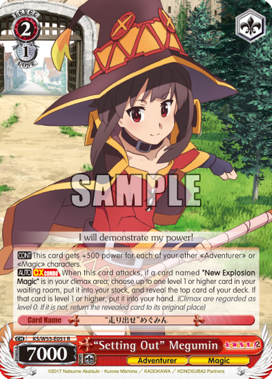 "Setting Out" Megumin - KS/W55-E051 - Rare available at 401 Games Canada