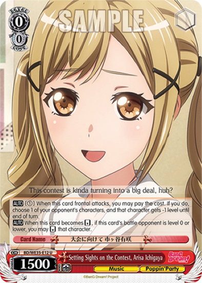 Setting Sights on the Contest, Arisa Ichigaya - BD-WE35-E12 - Uncommon (Parallel Foil) available at 401 Games Canada