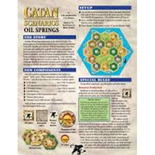 Settlers of Catan - Oil Springs Scenarios available at 401 Games Canada