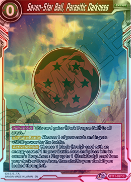 Seven-Star Ball, Parasitic Darkness - BT11-027 - Common (FOIL) available at 401 Games Canada