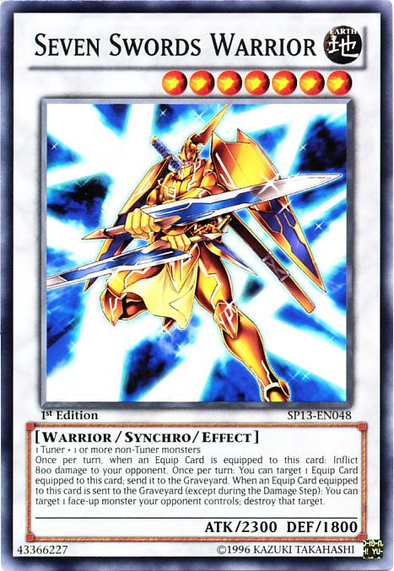 Seven Swords Warrior - SP13-EN048 - Common - 1st Edition available at 401 Games Canada