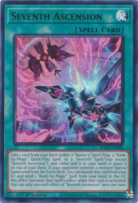 Seventh Ascension (UR) - RA04-EN098 - Ultra Rare - 1st Edition