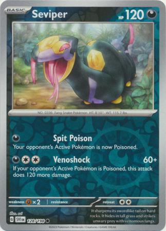 Seviper - 128/198 - Common - Reverse Holo available at 401 Games Canada