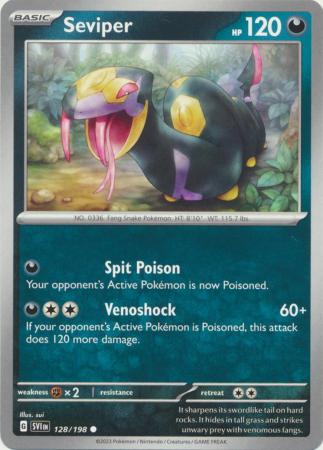 Seviper - 128/198 - Common available at 401 Games Canada