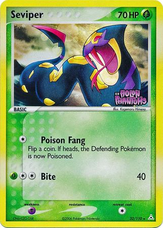 Seviper - 32/110 - Rare - Reverse Holo available at 401 Games Canada