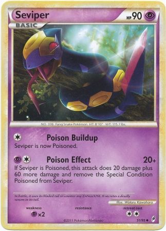 Seviper - 51/95 - Uncommon available at 401 Games Canada