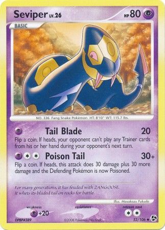 Seviper - 52/106 - Uncommon available at 401 Games Canada