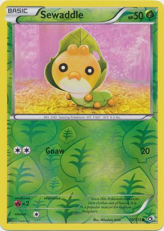 Sewaddle - 10/113 - Common - Reverse Holo available at 401 Games Canada