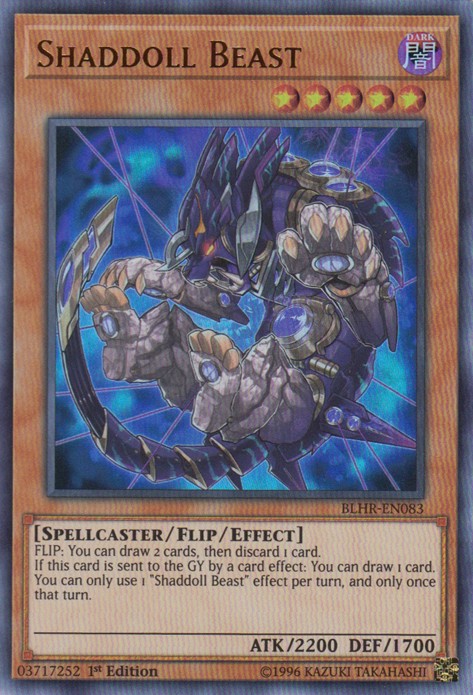 Shaddoll Beast - BLHR-EN083 - Ultra Rare - 1st Edition available at 401 Games Canada