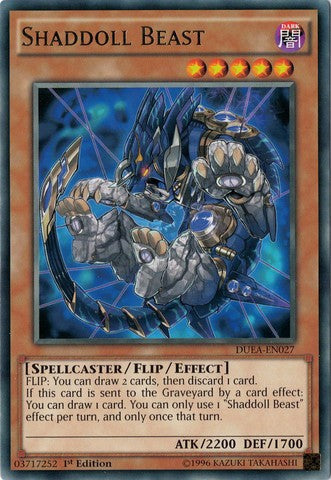 Shaddoll Beast - DUEA-EN027 - Rare - 1st Edition available at 401 Games Canada