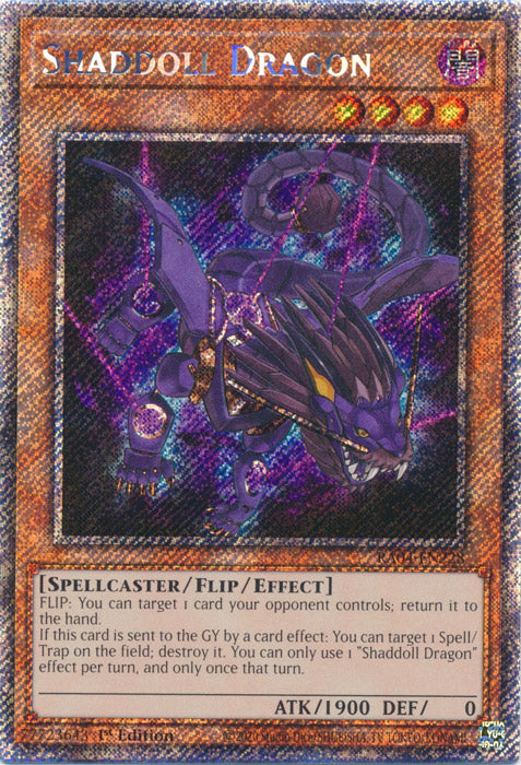 Shaddoll Dragon (Platinum Secret Rare) - RA04-EN228 - Platinum Secret Rare - 1st Edition