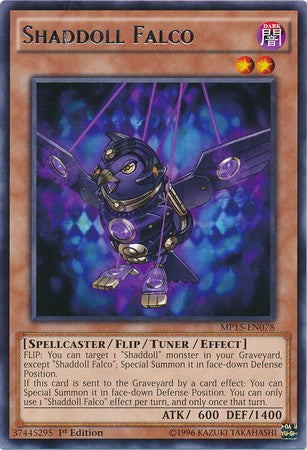 Shaddoll Falco - MP15-EN078 - Rare - 1st Edition available at 401 Games Canada