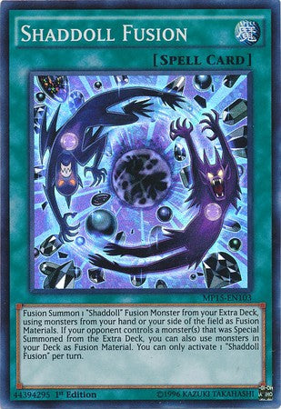 Shaddoll Fusion - MP15-EN103 - Super Rare - 1st Edition available at 401 Games Canada