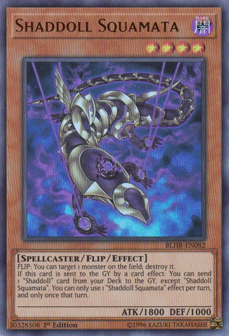 Shaddoll Squamata - BLHR-EN082 - Ultra Rare - 1st Edition available at 401 Games Canada