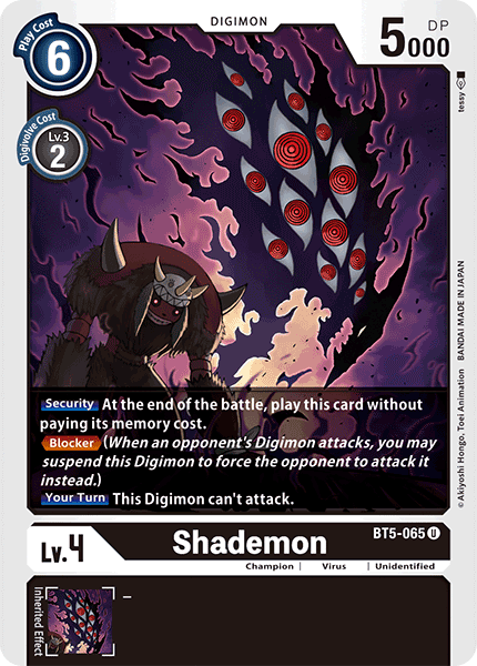 Shademon - BT5-065 - Uncommon available at 401 Games Canada