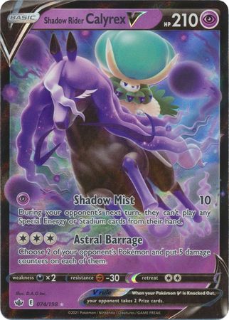 Shadow Rider Calyrex V - 074/198 - Ultra Rare available at 401 Games Canada