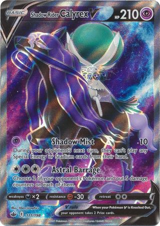 Shadow Rider Calyrex V - 171/198 - Full Art Ultra Rare available at 401 Games Canada