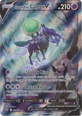 Shadow Rider Calyrex V - 172/198 - Alternate Art Ultra Rare available at 401 Games Canada