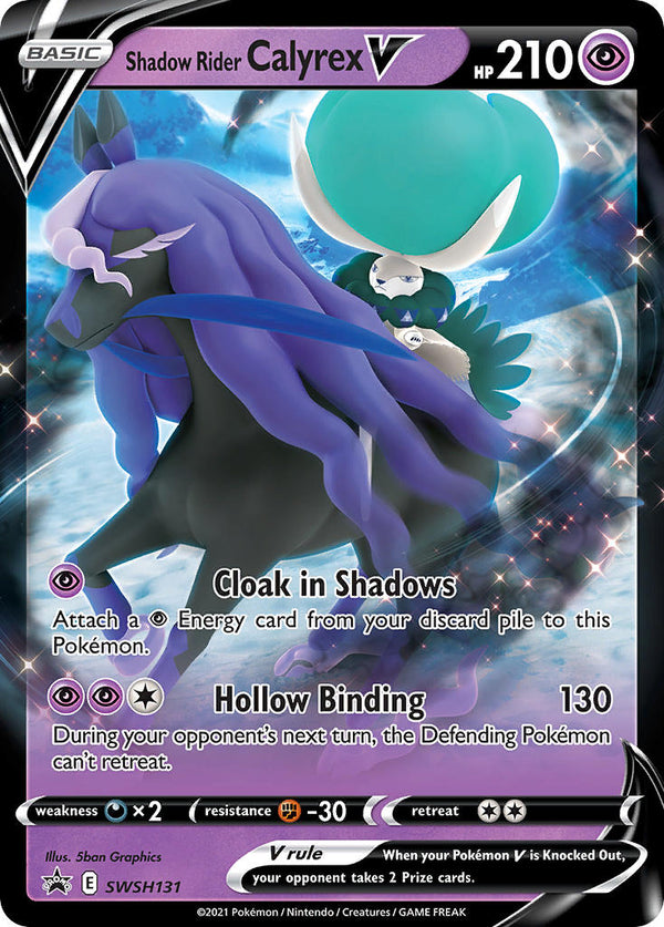 Shadow Rider Calyrex V - SWSH131 - Promo available at 401 Games Canada