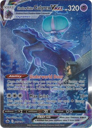 Shadow Rider Calyrex VMAX - 205/198 - Alternate Art Secret Rare available at 401 Games Canada