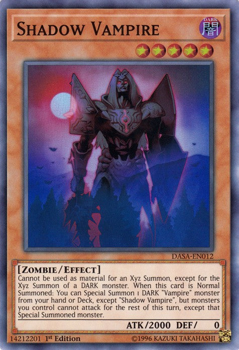 Shadow Vampire - DASA-EN012 - Super Rare - 1st Edition available at 401 Games Canada