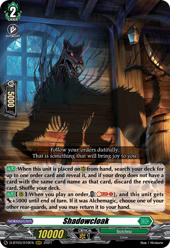 Shadowcloak - D-BT03/010 - Triple Rare available at 401 Games Canada