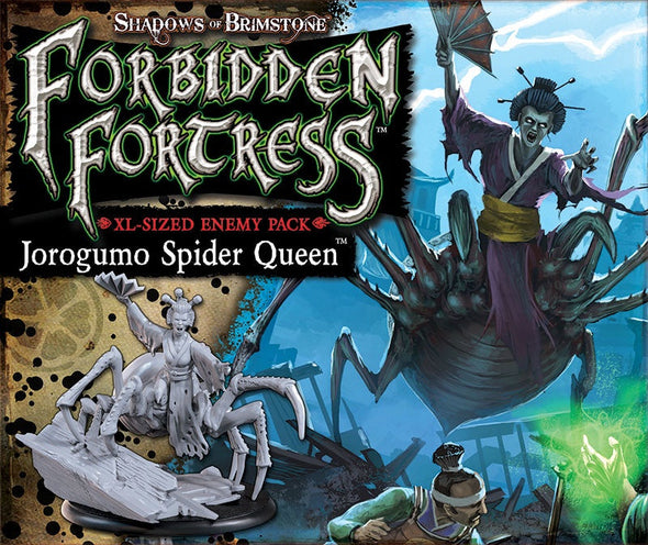 Shadows of Brimstone - Jorogumo Spider Queen XL Enemy Pack available at 401 Games Canada