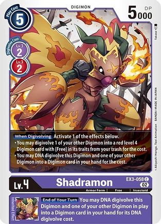 Shadramon (Revision Pack) - EX3-058 - Common available at 401 Games Canada