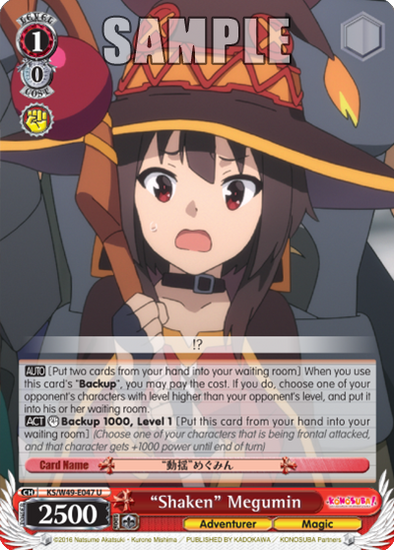 "Shaken" Megumin - KS/W49-E047 - Uncommon available at 401 Games Canada