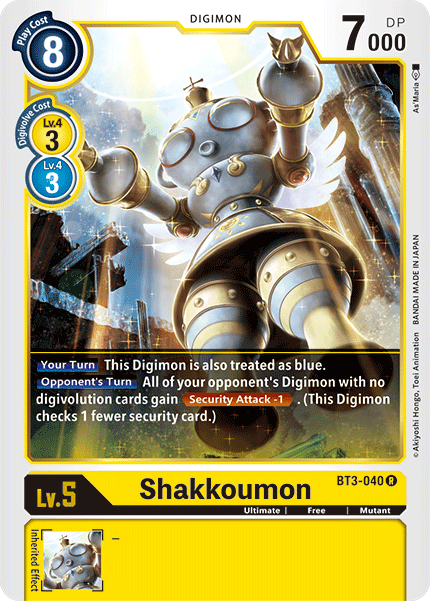 Shakkoumon - BT3-040 - Rare available at 401 Games Canada