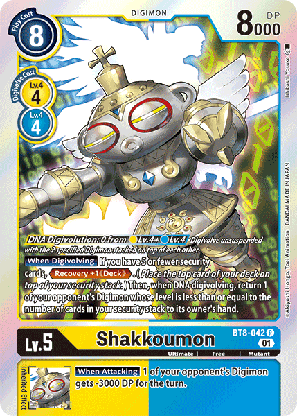 Shakkoumon - BT8-042 - Rare available at 401 Games Canada