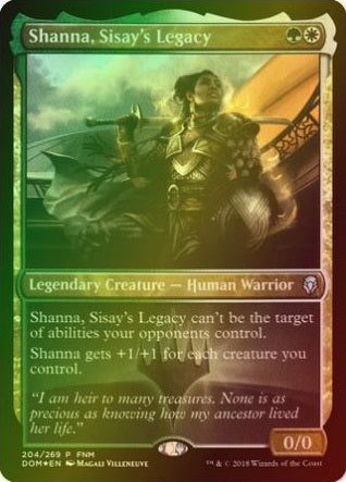 Shanna, Sisay's Legacy - FNM Promo (Foil) (DOM)