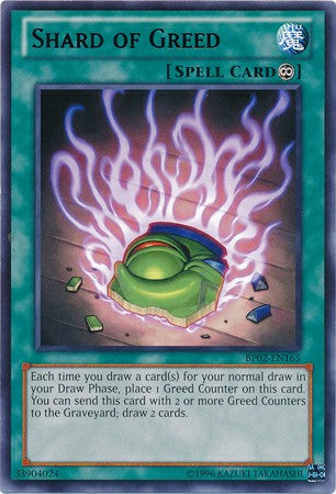 Shard of Greed - BP02-EN165 - Rare - Unlimited available at 401 Games Canada