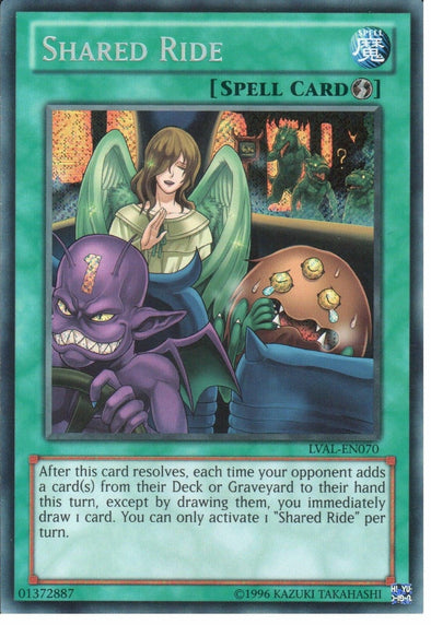 Shared Ride - LVAL-EN070 - Secret Rare - Unlimited available at 401 Games Canada