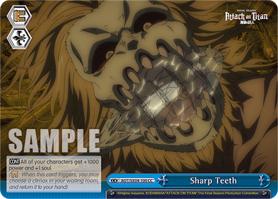 Sharp Teeth - AOT/SX04-E100 - Climax Common available at 401 Games Canada