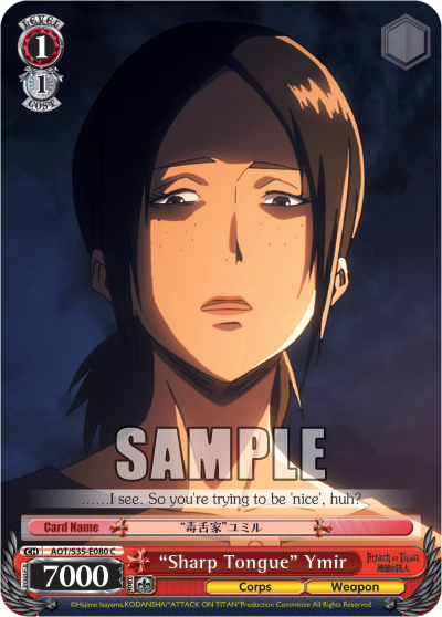 "Sharp Tongue" Ymir - AOT/S35-E080 - Common available at 401 Games Canada