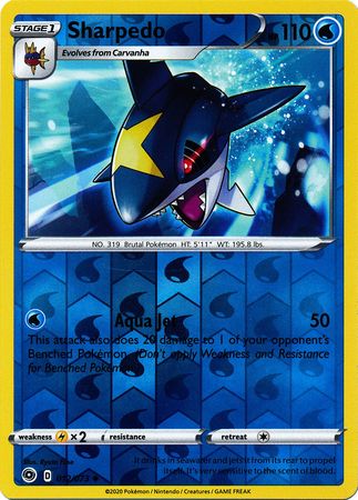 Sharpedo - 012/073 - Uncommon - Reverse Holo available at 401 Games Canada