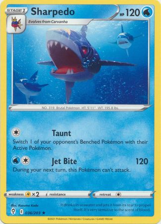 Sharpedo - 036/203 - Rare available at 401 Games Canada