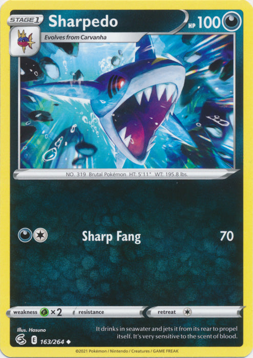 Sharpedo - 163/264 - Uncommon available at 401 Games Canada