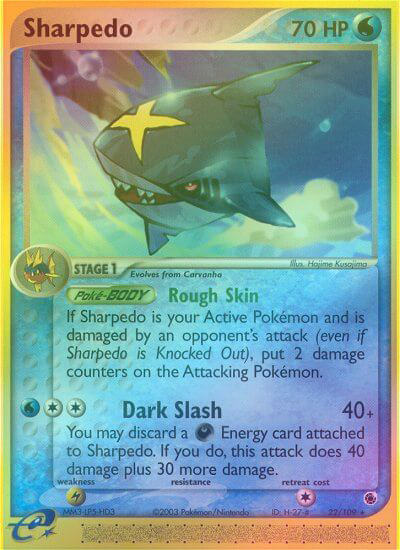 Sharpedo - 22/109 - Rare - Reverse Holo available at 401 Games Canada