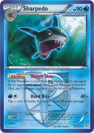 Sharpedo - 33/135 - Rare available at 401 Games Canada