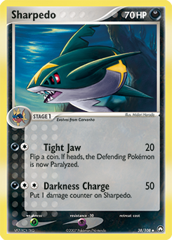 Sharpedo - 38/108 - Uncommon available at 401 Games Canada