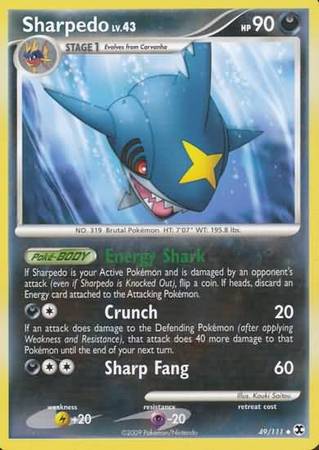 Sharpedo - 49/111 - Uncommon available at 401 Games Canada