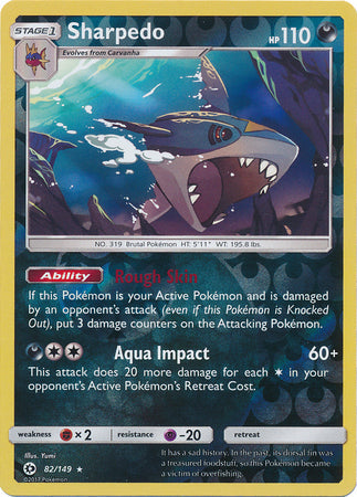 Sharpedo - 82/149 - Holo Rare - Reverse Holo available at 401 Games Canada