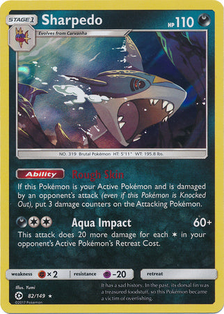 Sharpedo - 82/149 - Holo Rare available at 401 Games Canada